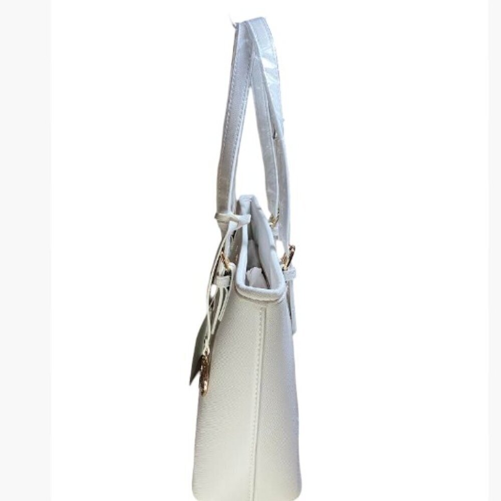 Valentino Orlandi Vegan Leather Tote and Wristlet Gold-Tone Hardware  NWT - Picture 2 of 12